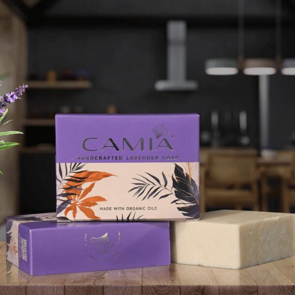 Lavender Soap Made with Essential Oil - Mycamia