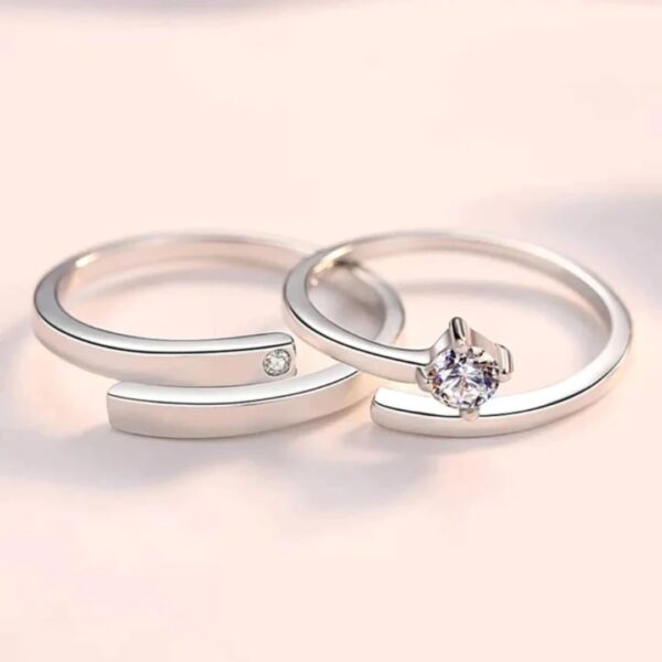 Buy Original Silver Couple Rings Online | Jewllery Design